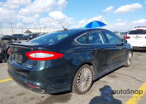 2014 Ford Fusion Titanium из США, поврежденный, VIN 3FA6P0K9XER243734
